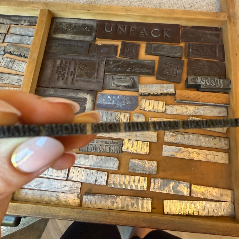 Vintage Printing Block Set - Picture 11 of 16